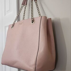 Pink Kate Spade leather shoulder bag